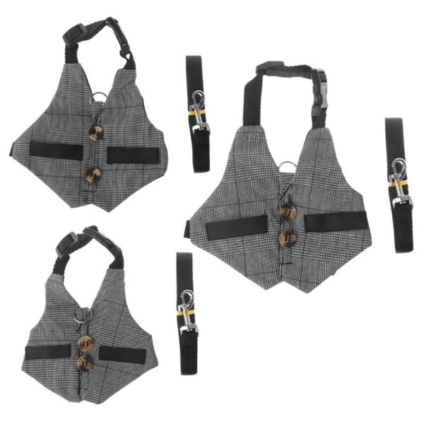 Multipurpose Rabbit Harness Small Pet Leash Chinchillas Vest Clothes - Image 6