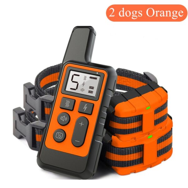 Electric Dog Training Collar Waterproof Pet Remote Control Rechargeable 500m training dogs collars with Shock Vibration Sound - Image 9