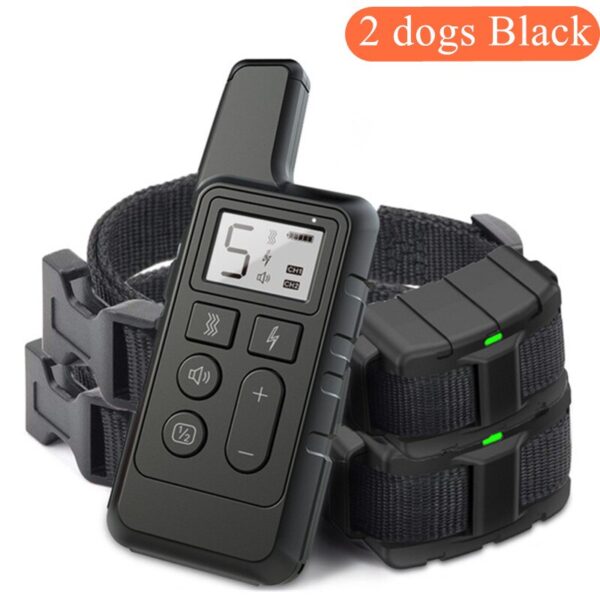 Electric Dog Training Collar Waterproof Pet Remote Control Rechargeable 500m training dogs collars with Shock Vibration Sound - Image 4