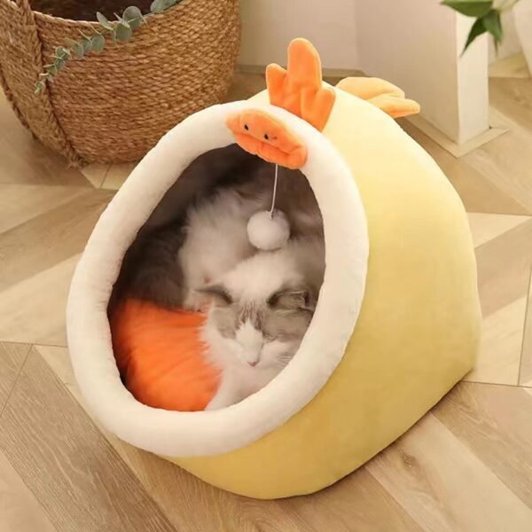 Large capacity new cat kennel Four Seasons General kennel winter warm house type dog kennel cat house removable winter cat pet s - Image 2