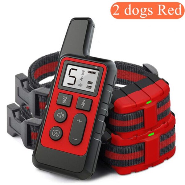 Electric Dog Training Collar Waterproof Pet Remote Control Rechargeable 500m training dogs collars with Shock Vibration Sound - Image 8