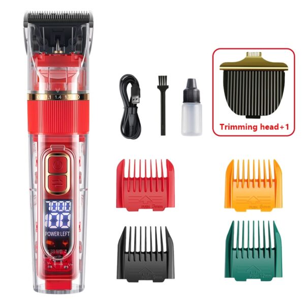 Pet Dog And Cat Electric Hair Clipper Beauty Clipper Shaver Full Set Of Waterproof Multifunctional Pet Cleaning Supplies - Image 17