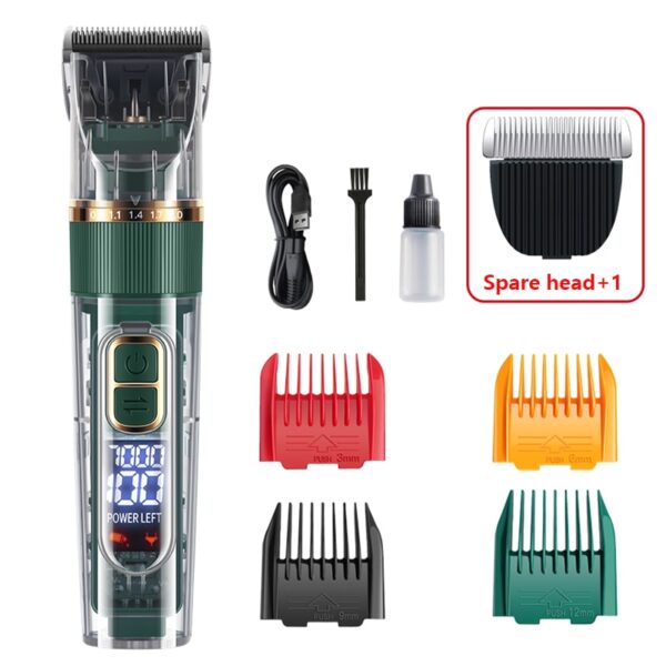 Pet Dog And Cat Electric Hair Clipper Beauty Clipper Shaver Full Set Of Waterproof Multifunctional Pet Cleaning Supplies - Image 9