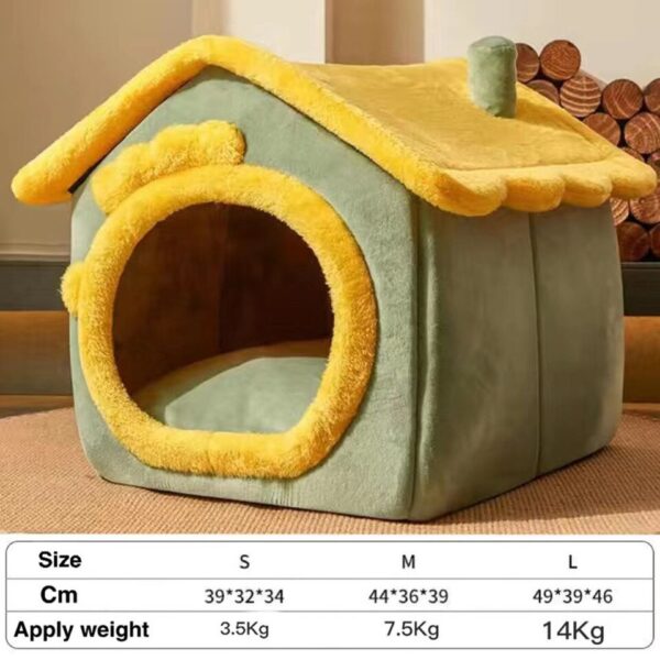 Large capacity new cat kennel Four Seasons General kennel winter warm house type dog kennel cat house removable winter cat pet s - Image 6