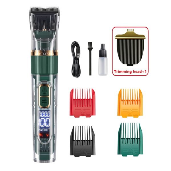 Pet Dog And Cat Electric Hair Clipper Beauty Clipper Shaver Full Set Of Waterproof Multifunctional Pet Cleaning Supplies - Image 14