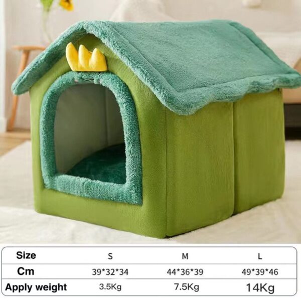 Large capacity new cat kennel Four Seasons General kennel winter warm house type dog kennel cat house removable winter cat pet s - Image 7